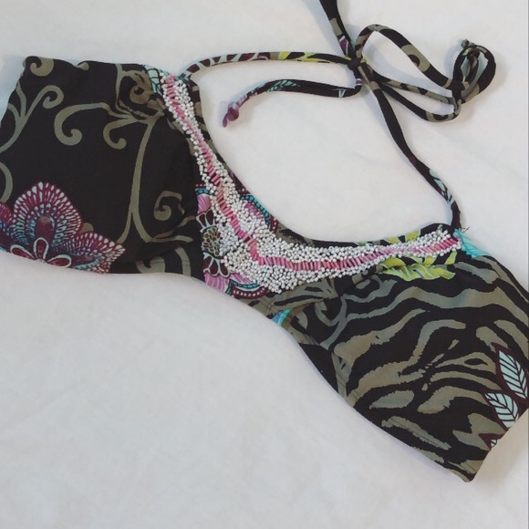 ✨ bikini top beaded padded - Picture 1 of 5